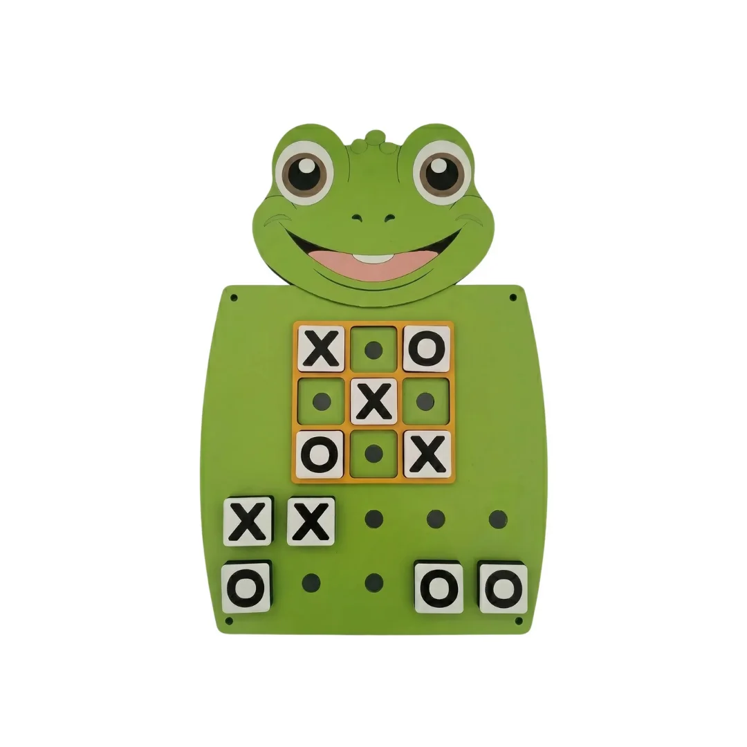 kurbaga-xox-aktivite-oyunu Kurbağa XOX Aktivite Oyunu