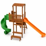Ahşap Çocuk Oyun Parkı - Görsel 2