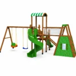 Ahşap Çocuk Oyun Parkı - Görsel 2
