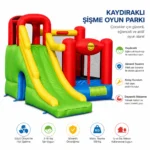 Şişme Çocuk Oyun Parkı Kaydıraklı - Görsel 2