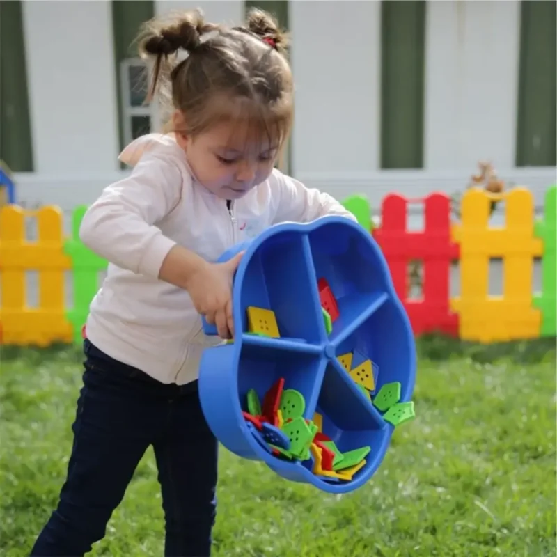 Eğitici Oyuncak İpli Geometrik Düğmeler